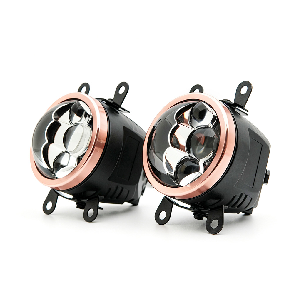 3.0 インチ 3 レーザー 3 色デュアル ビーム ユニバーサル フォグ光源工場